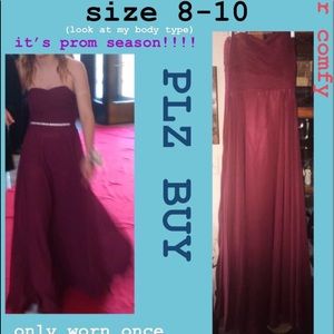 Flowy prom or evening gown
